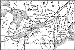 Map of Great Lakes and St. Lawrence region