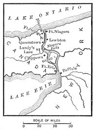 [Map of the Niagara Frontier during the War of 1812]