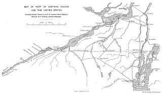 Map of Part of Canada and the United States to illustrate events of 1812-14