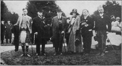 [Members of Committee at Queenston Heights.]
