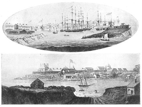 [Sackett's Harbour and Fort Niagara in 1813]